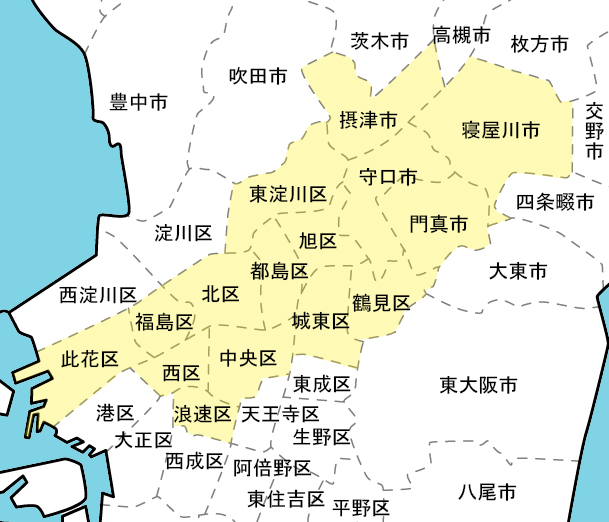 宅配（デリバリー）エリア