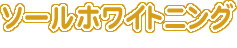 ソールホワイトニング